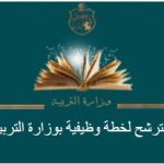Application for a functional position at the Ministry of Education